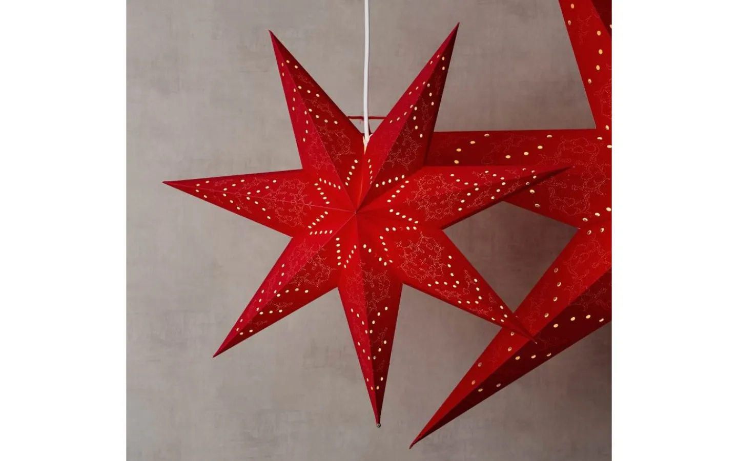 Star Trading Sensy Pappstjärna 54cm Röd* Julstjärnor Med Sladd