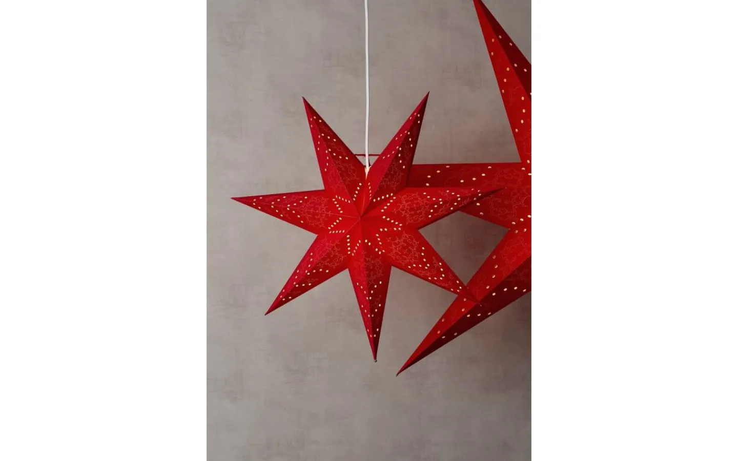 Star Trading Sensy Pappstjärna 54cm Röd* Julstjärnor Med Sladd