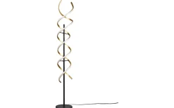 Sequence Golvlampa LED matt mässing/matt svart