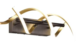 Trio Lighting Sequence Vägglampa LED matt mässing/matt svart* Lampetter