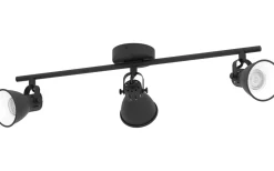 Eglo Seras Takspotlight 60cm GU10 LED 3000K 3x3W Svart* Avlånga Takspotlights|Takspot Med 3 Lampor