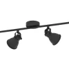 Eglo Seras Takspotlight 77cm GU10 LED 3000K 4x3W Svart* Avlånga Takspotlights|Takspot Med Minst 4 Lampor