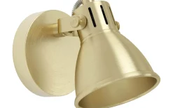 Eglo Seras Vägglampa LED 3000K 3W Guldfärgad* Läslampor