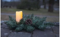 Star Trading Serene Batteridriven Granrisdekoration 33cm Timer/Sensor 750h Grön* Gravljus|Gravljus