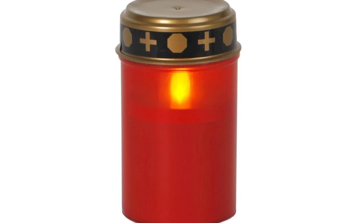 Serene Batteridrivet Gravljus 12cm Timer 300h Röd