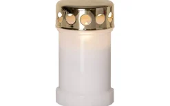 Gravljus|Gravljus<Star Trading Serene Batteridrivet Gravljus 14cm 2500h Vit/Guld