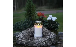 Gravljus|Gravljus<Star Trading Serene Batteridrivet Gravljus 14cm 2500h Vit/Guld