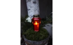 Serene Batteridrivet Gravljus 16cm 1000h Röd