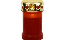 Star Trading Serene Batteridrivet Gravljus 14cm 1200h Röd/Guld* Gravljus|Gravljus