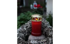 Star Trading Serene Batteridrivet Gravljus 14cm 1200h Röd/Guld* Gravljus|Gravljus