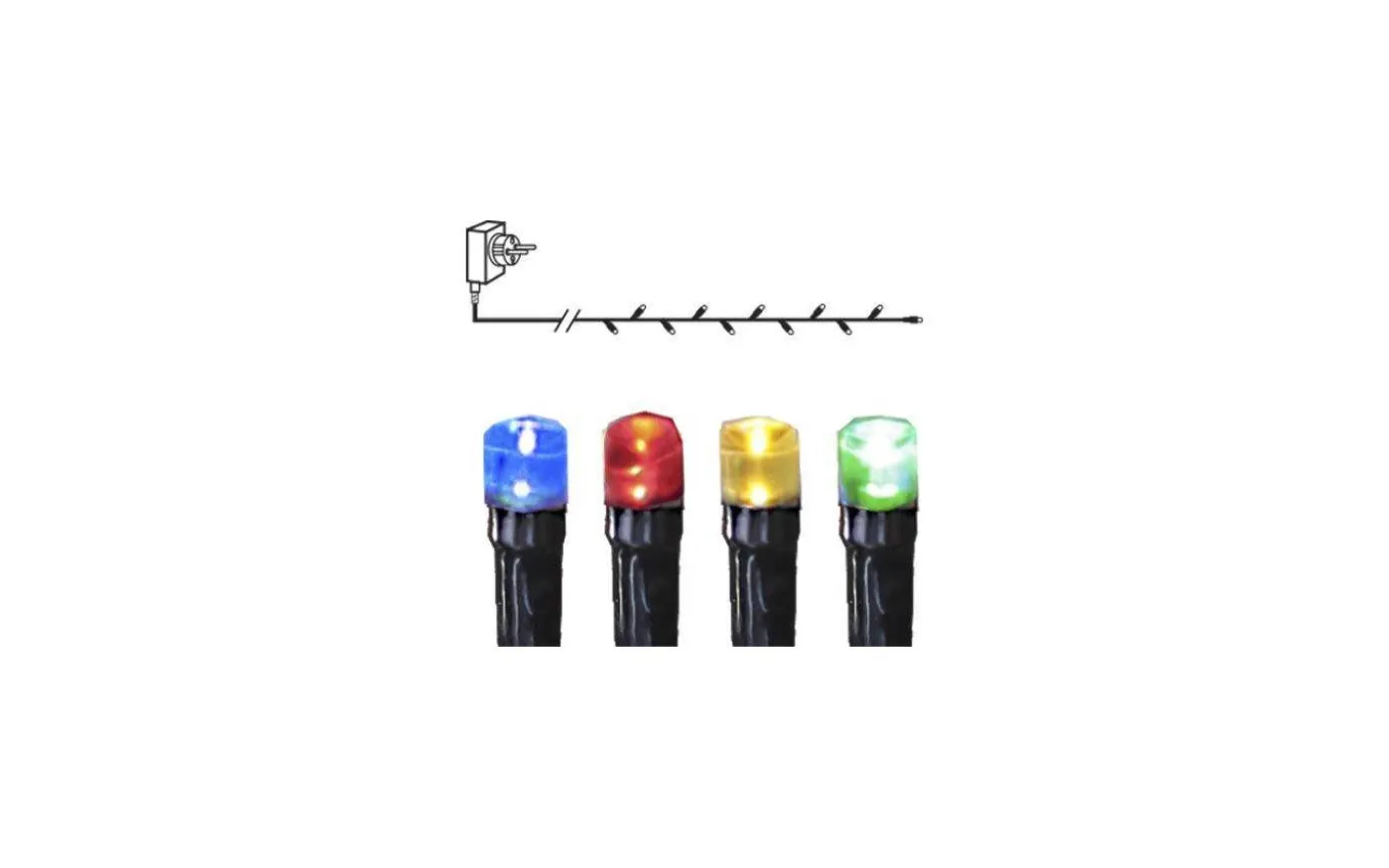 Serie MicroLED Ljusslinga 18m Multifärgad IP44