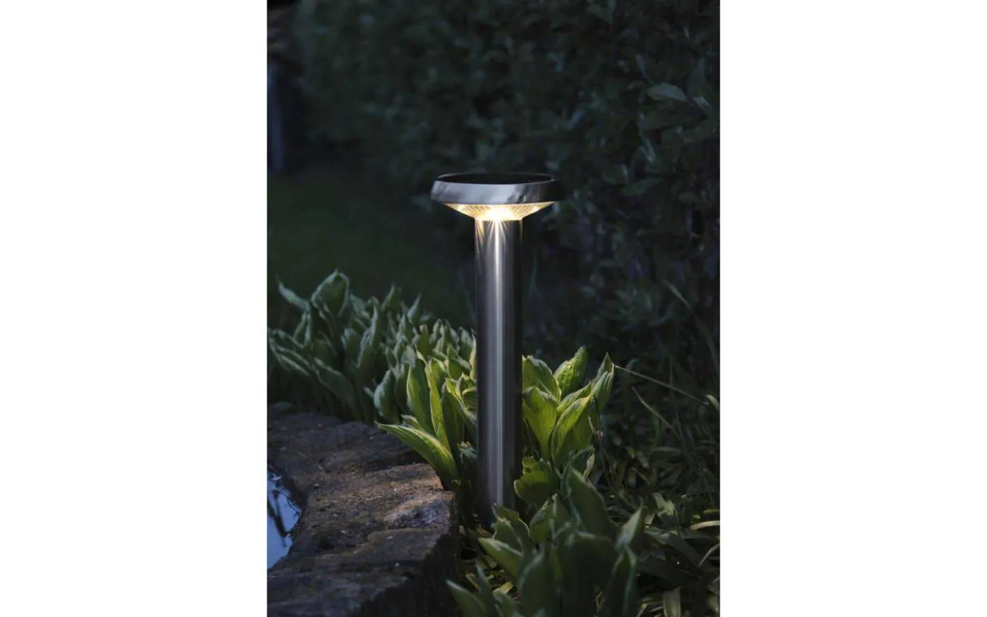 Sevilla Solcellslampa Rostfritt Stål 45cm LED