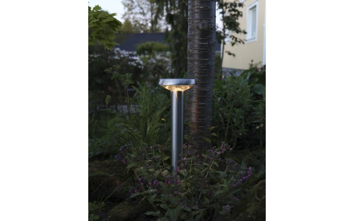 Sevilla Solcellslampa Rostfritt Stål 45cm LED