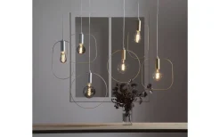 Star Trading Shape Fyrkantig Pendel Guld* Fönsterlampor