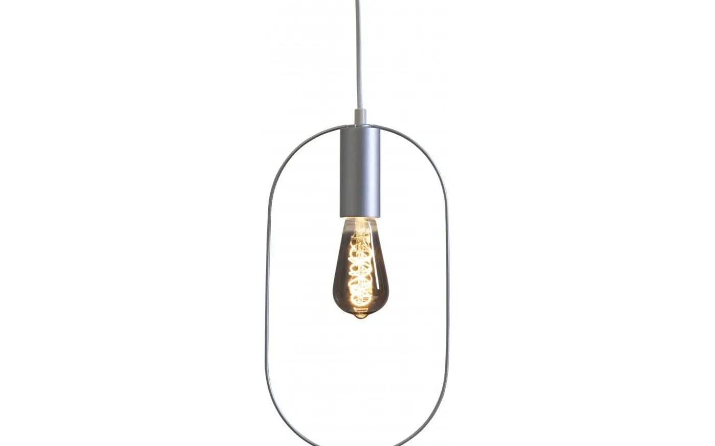 Shape Oval Pendel Silver