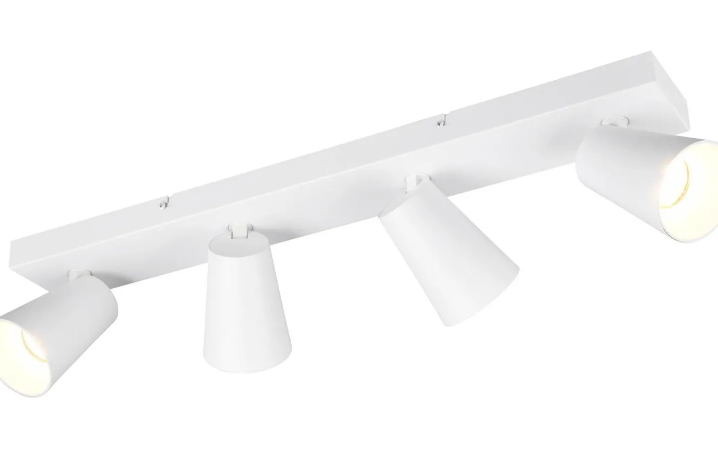 Avlånga Takspotlights|Takspot Med Minst 4 Lampor<Trio Lighting Sharp Spotlight 4-delad GU10 matt vit/guld