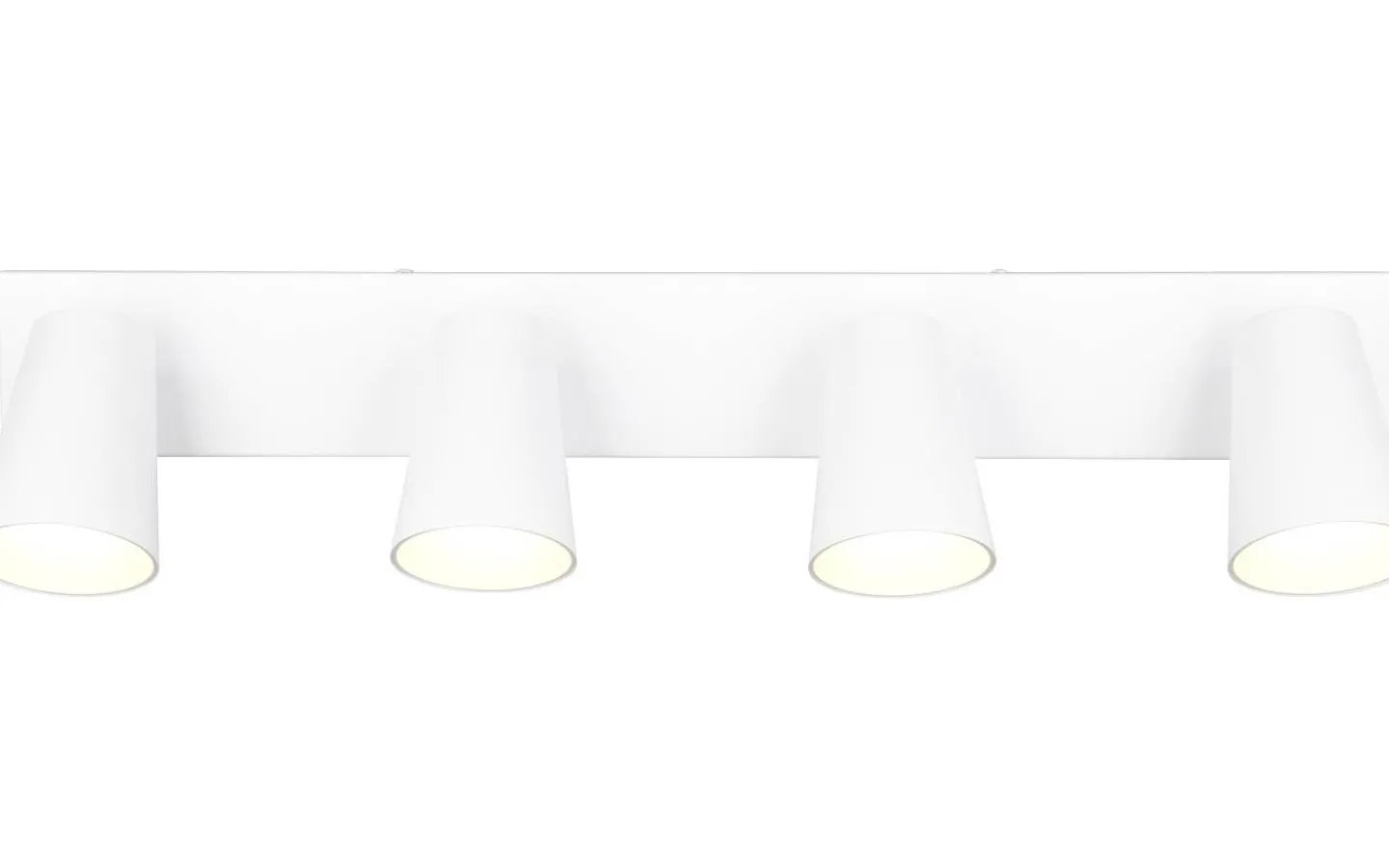 Avlånga Takspotlights|Takspot Med Minst 4 Lampor<Trio Lighting Sharp Spotlight 4-delad GU10 matt vit/guld