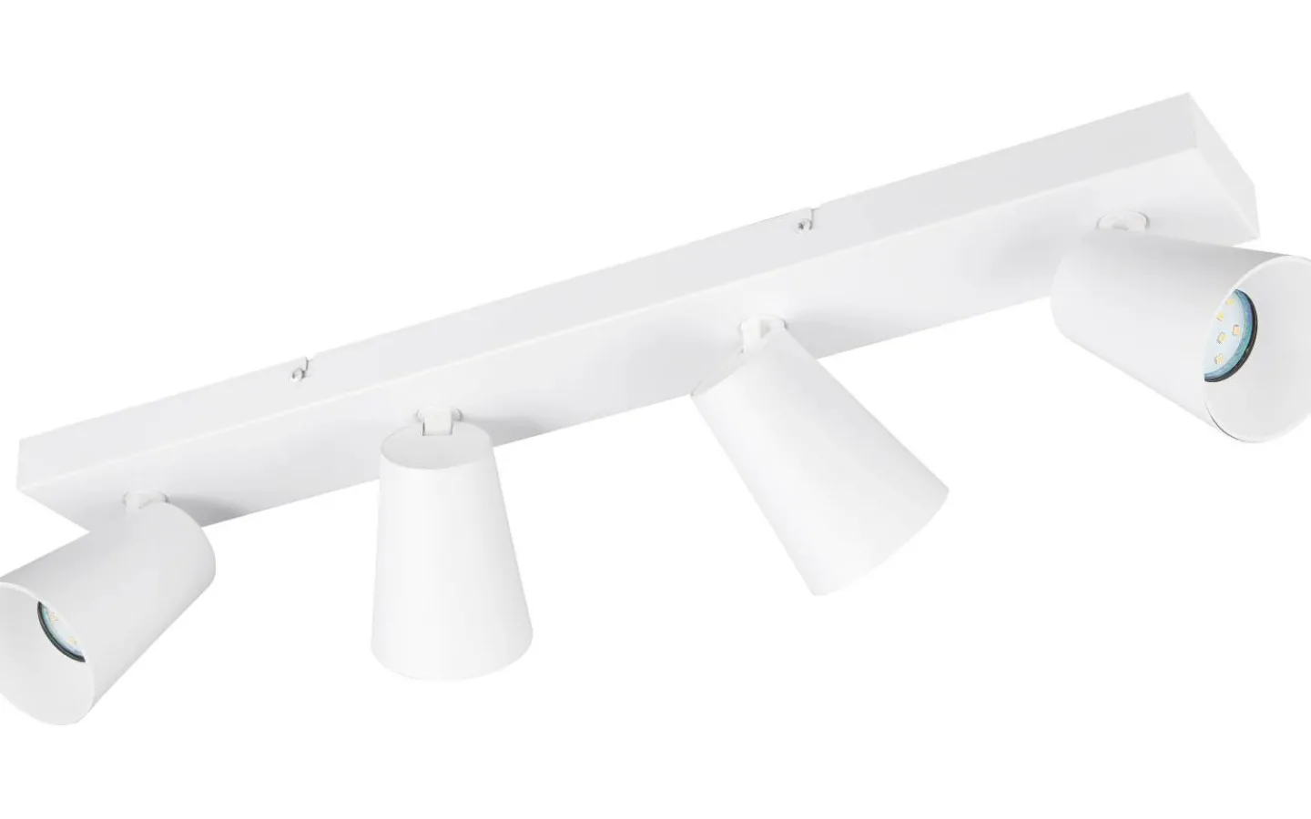 Avlånga Takspotlights|Takspot Med Minst 4 Lampor<Trio Lighting Sharp Spotlight 4-delad GU10 matt vit/guld