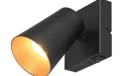 Trio Lighting Sharp Spotlight GU10 matt svart/guld* Läslampor