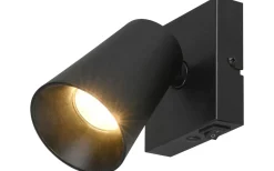 Trio Lighting Sharp Spotlight GU10 matt svart/guld* Läslampor