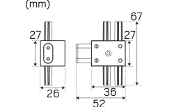 Hidealite Shelf Line T-Skarv* Bänkbelysning