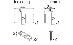 Kök & Matplats|Bänkbelysning<Hidealite Shelf Line Vit 3000K 230V 70cm
