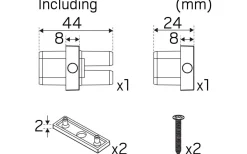Kök & Matplats|Bänkbelysning<Hidealite Shelf Line Vit 3000K 230V 30cm