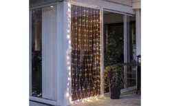 Star Trading Sherrie Ljusgardin 1x2m 2700K IP44* Dew Drop Slingor