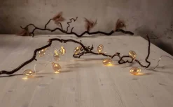 Shimmer Batteridriven Ljusslinga 1,35m Beige