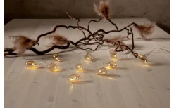 Shimmer Batteridriven Ljusslinga 1,35m Beige