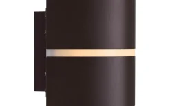 Sibelis Vägglampa Metallisk Brun IP44