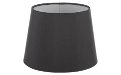 Enfärgade Runda Lampskärmar<Oriva Silke Lampskärm Ø20cm Svart