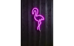Utomhusdekorationer|Inomhusdekorationer 230V<Star Trading Siluett FlatNeon Rosa Flamingo IP44