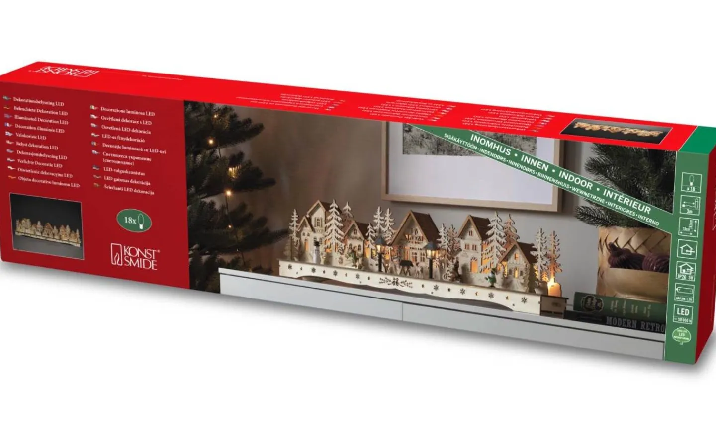 Konstsmide Siluett Gata Natur* Julbyar Och Figurer