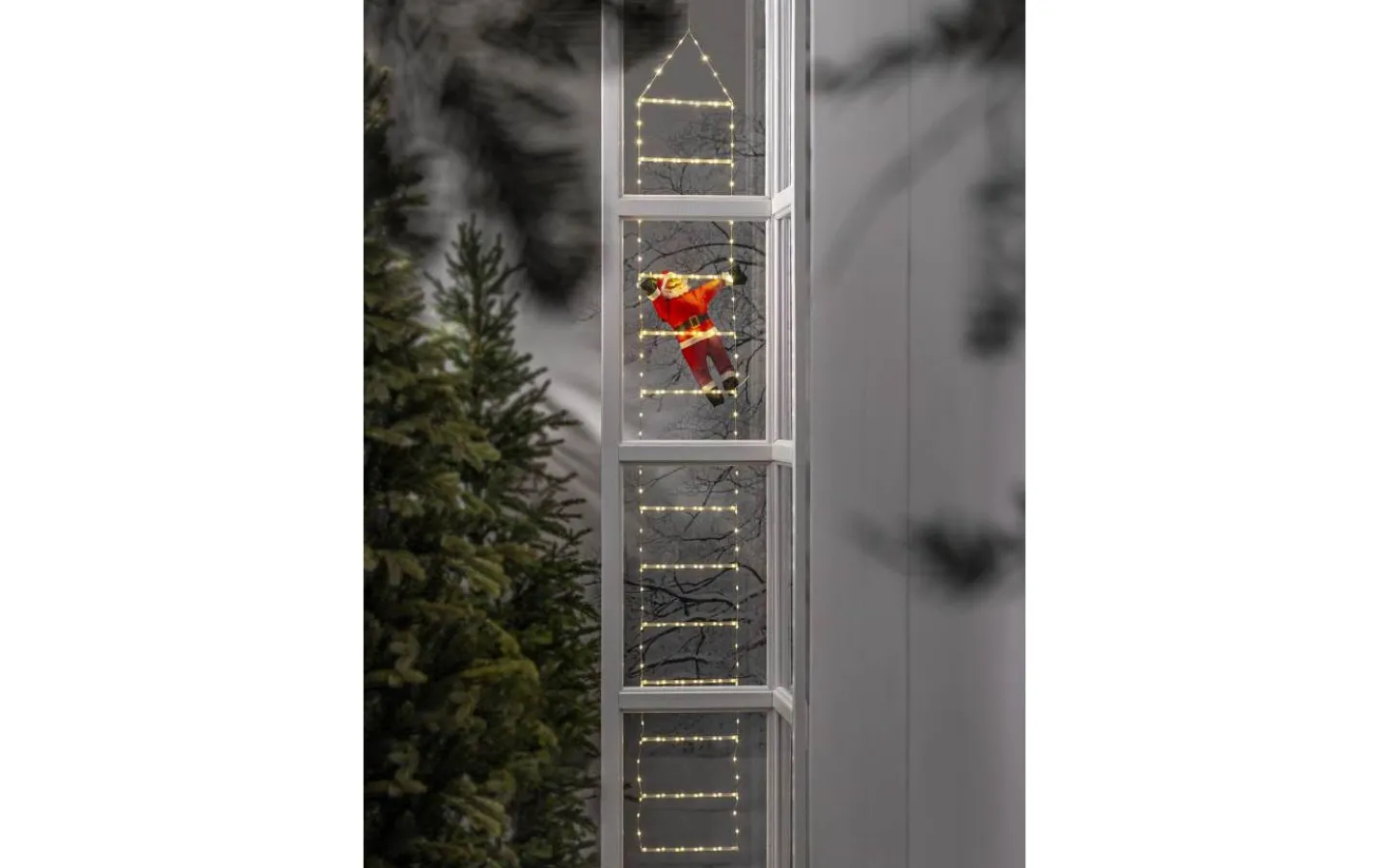 Julpynt Utomhus<Star Trading Siluett Ladde Utomhusdekoration 2m Varmvit