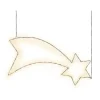 Julpynt Utomhus<Star Trading Siluett Lumiwall Komet LED IP44
