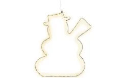 Star Trading Siluett Lumiwall Snögubbe LED IP44* Julpynt Utomhus