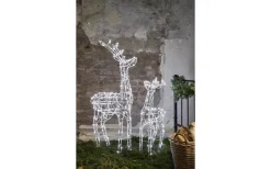 Siluett Ren 95cm Kallvit IP44