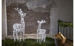 Siluett Ren 95cm Kallvit IP44