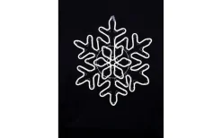 Julpynt Utomhus<Star Trading Siluett Snöflinga NEOLED Neutralvit IP44