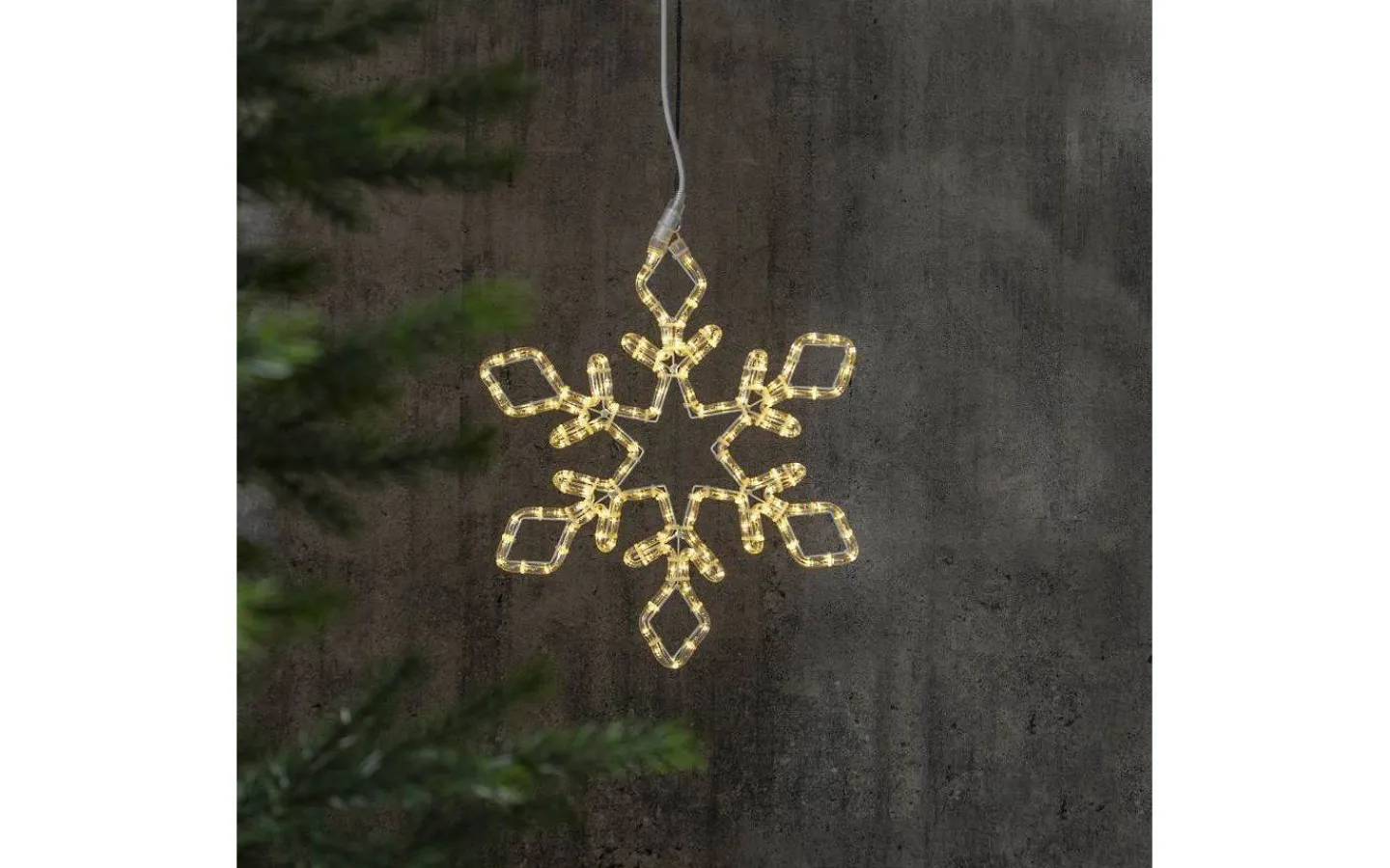 Star Trading Siluett Snöflinga System LED 52cm IP44* System Led Startrading