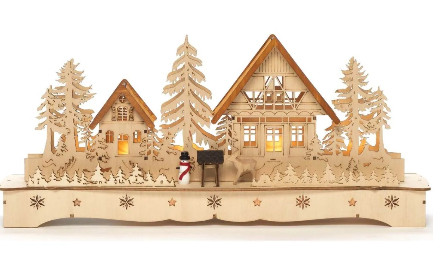 Julbyar Och Figurer<Konstsmide Siluett Snögubbe Natur