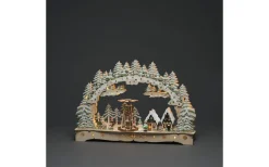 Siluett Snurrande Figurer Natur