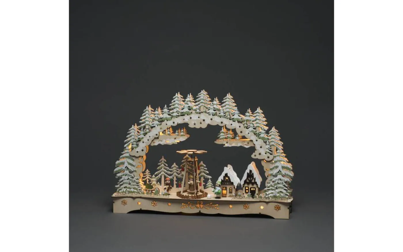 Siluett Snurrande Figurer Natur