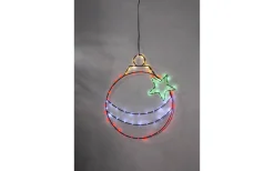 Siluett X-Mas Bulb Batteridriven Juldekoration Multifärgad