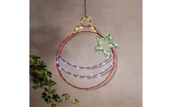 Siluett X-Mas Bulb Batteridriven Juldekoration Multifärgad