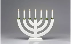 Konstsmide Silvia Adventsljusstake 7L 38cm Vit* Visa Alla Adventsljusstakar|Adventsljusstakar 31-60 Cm