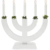 Silvia Adventsljusstake 5L 31cm Vit