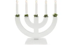 Silvia Adventsljusstake 5L 31cm Vit