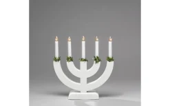 Silvia Adventsljusstake 5L 31cm Vit